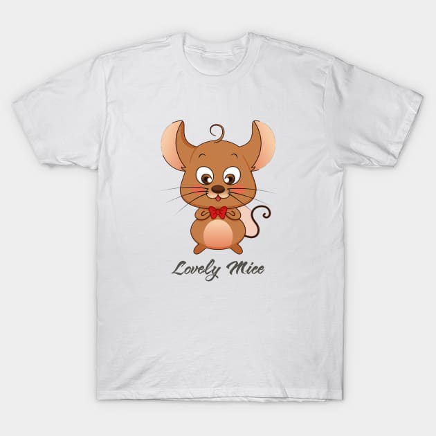 Lovely mice T-Shirt by This is store